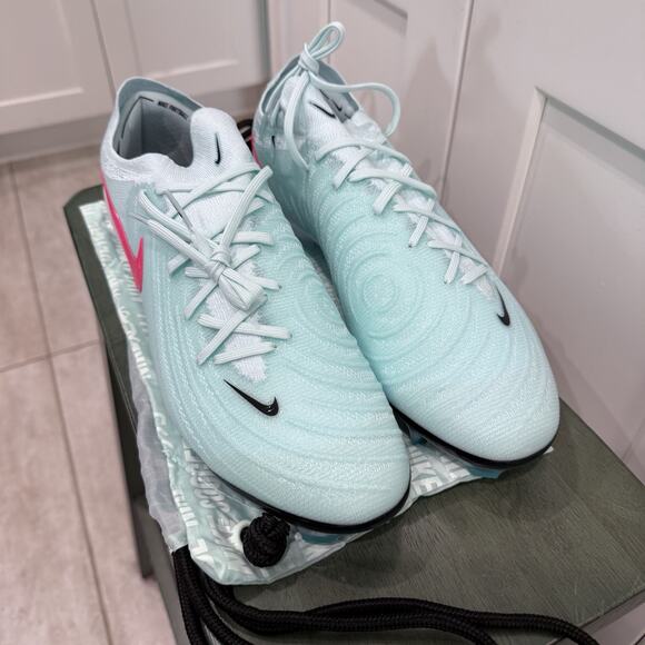 New Nike Phantom GX 2 Elite FG Low Soccer Cleats Light Blue Size 13 FJ2559-300 main image 6
